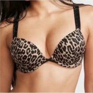 Victoria's✨🐆 Secret Swim Shine Strap Bombshell Top Strappy Brazilian 38 D
